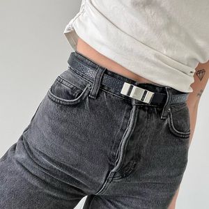 Elie Tahari Mock Snakeskin Genuine Leather Belt